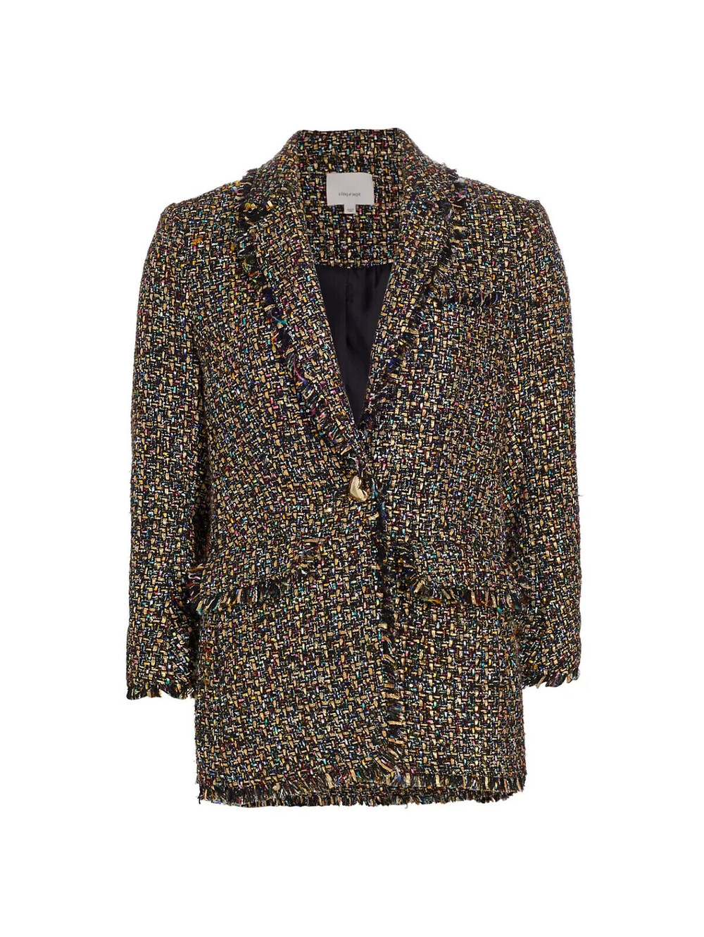 NEW,  Cinq A sept Khloe Confetti Tweed Blazer Size 8 #SJ2414